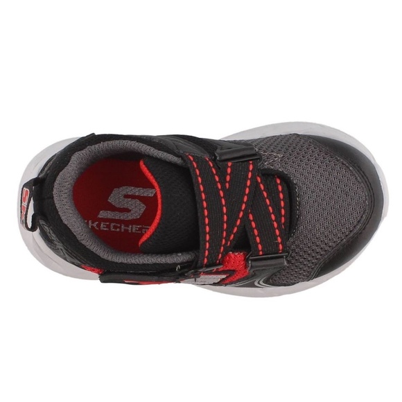 BRAND NEW boy toddler Skechers swift blast Velcro shoes size 5 - Picture 3 of 7